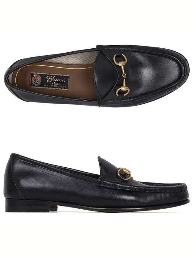 1953 Horsebit Leather Loafers Black - GUCCI - BALAAN 5