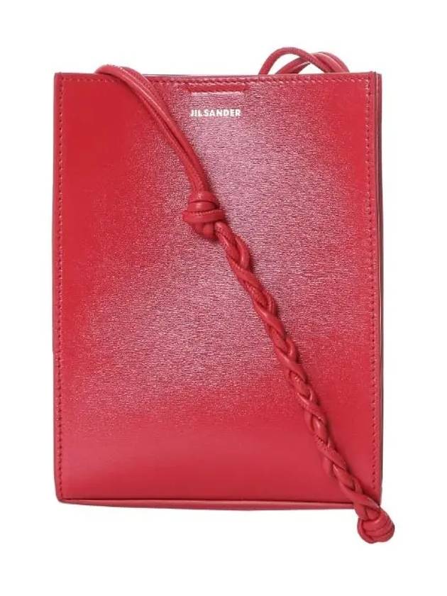 Tangle Smooth Leather Small Cross Bag Red - JIL SANDER - BALAAN 2