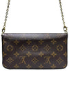 Women s M61276 Monogram Canvas Pochette Felicie Chain Crossbody Bag - LOUIS VUITTON - BALAAN 3