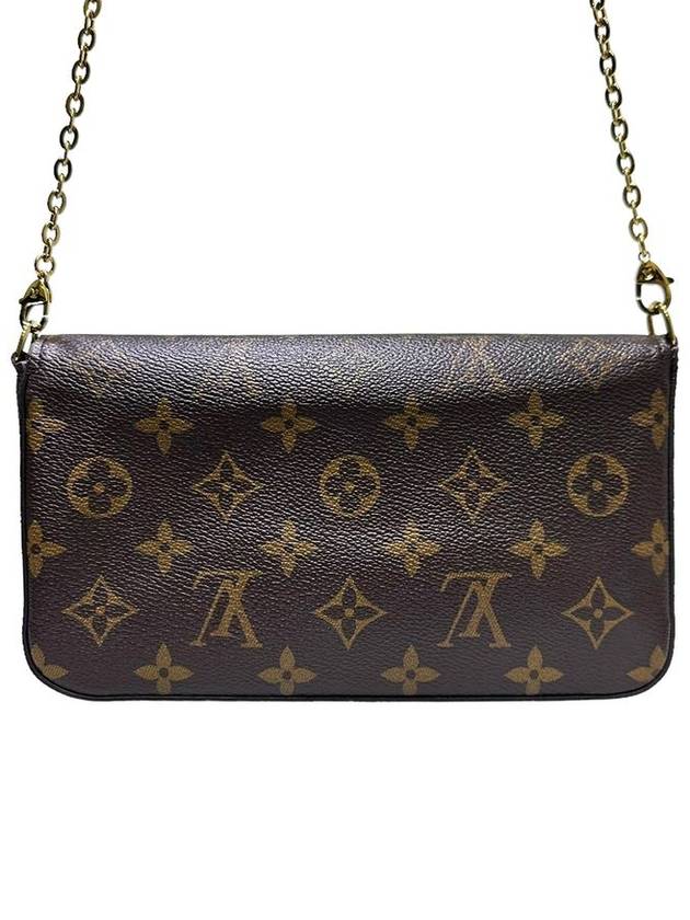 Women s M61276 Monogram Canvas Pochette Felicie Chain Crossbody Bag - LOUIS VUITTON - BALAAN 3