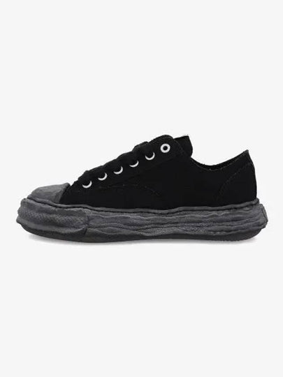 Peterson23 OG Dyed Sole Canvas Low Top Sneakers Black - MAISON MIHARA YASUHIRO - BALAAN 2