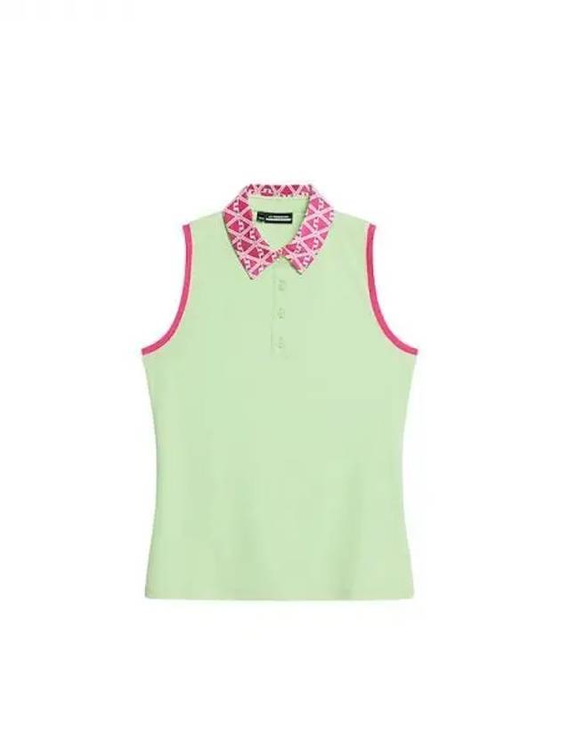 Golf Women s Support Sleeveless Top Paradise Green GWJ09000M073 Domestic Product - J.LINDEBERG - BALAAN 1