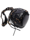 Le Cagole XS Leather Bucket Bag Black - BALENCIAGA - BALAAN 8