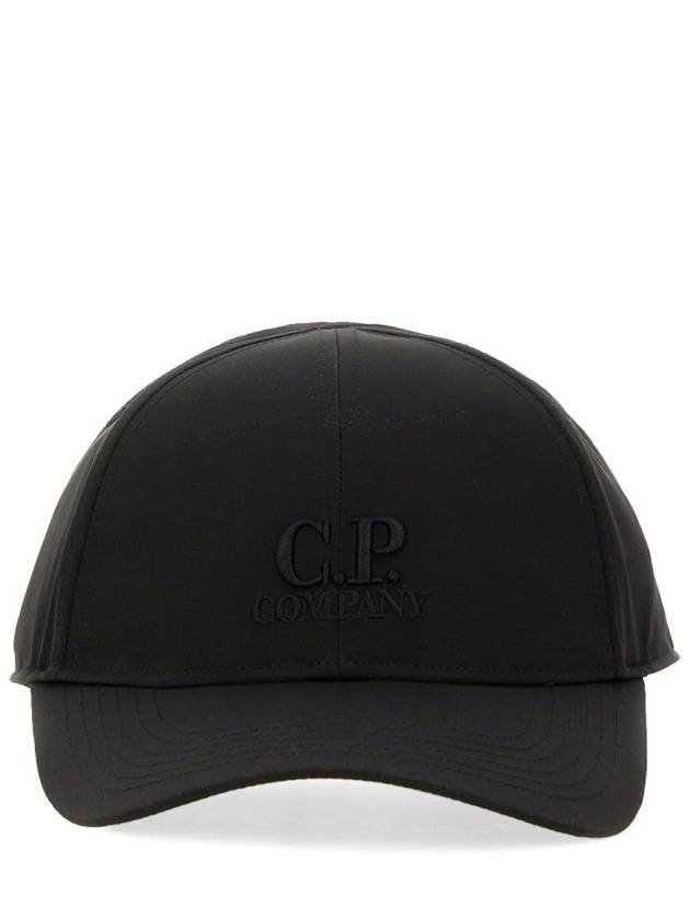 Chrome R Goggle Ball Cap Black - CP COMPANY - BALAAN 2