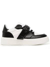 Sporty Logo Leather Low-Top Sneakers - GANNI - BALAAN 1