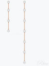 Constella drop earrings white rose gold - SWAROVSKI - BALAAN 2