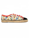 multi-logo lace-up espadrilles - FENDI - BALAAN.