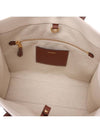 Freya Small Canvas Leather Tote Bag Natural Tan - BURBERRY - BALAAN 7