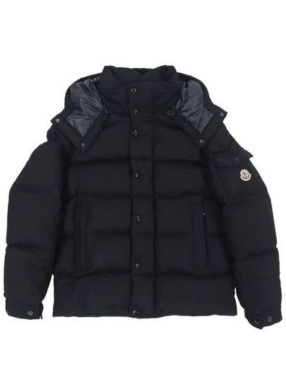 Men s Bez re Flannel Short Down Padded Jacket Black 1A00157 54272 999 - MONCLER - BALAAN 2