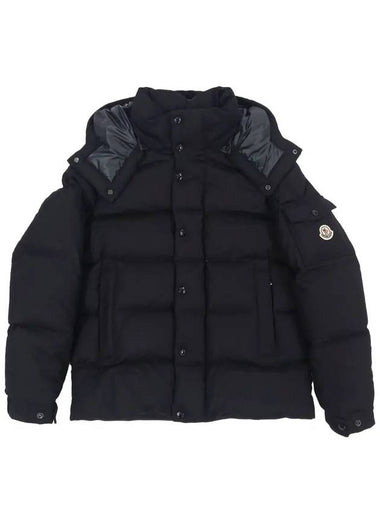 Men s Bez re Flannel Short Down Padded Jacket Black 1A00157 54272 999 - MONCLER - BALAAN 1