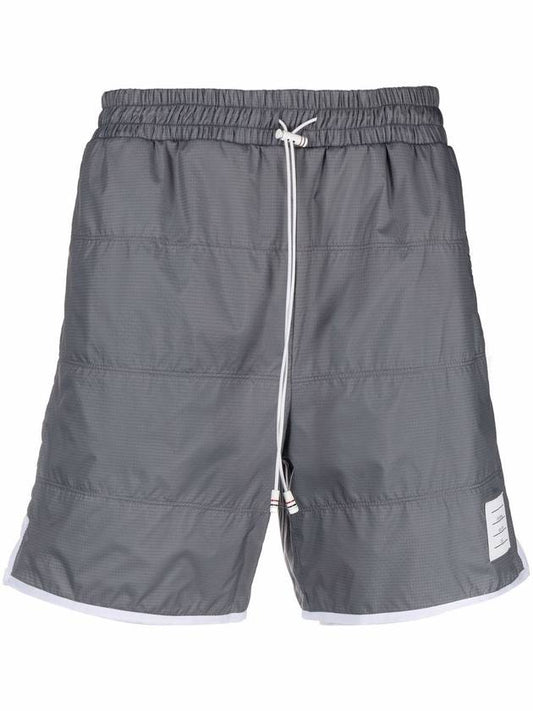 Ripstop Jersey Lining Track Shorts MJQ136A 06859 045 - THOM BROWNE - BALAAN 1