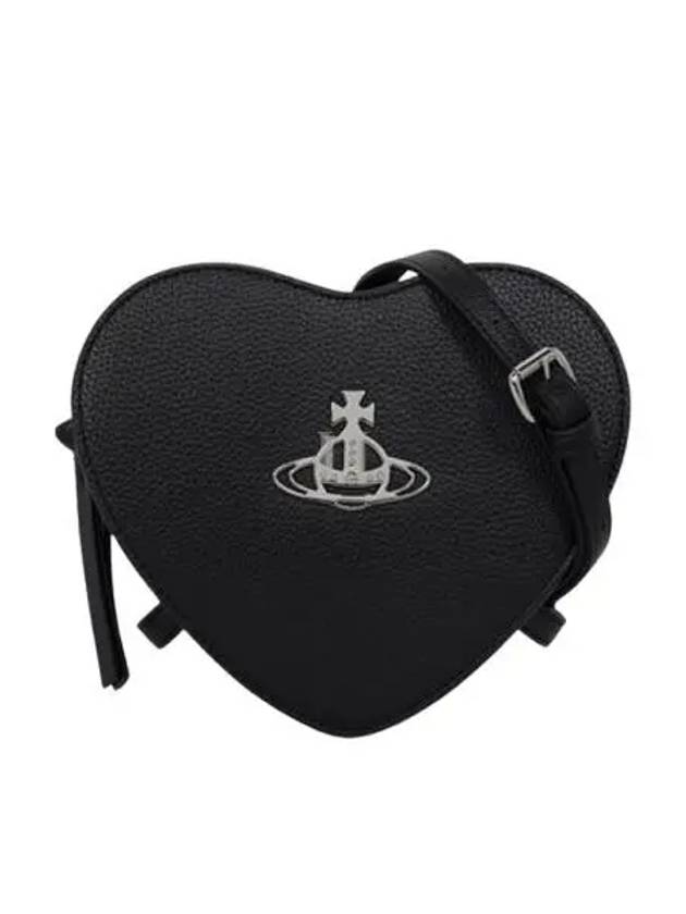 Louise Heart Cross Bag Black - VIVIENNE WESTWOOD - BALAAN 2