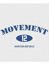 Authentic Indigo Blue Sweatshirt Melange Gray - MONSTER REPUBLIC - BALAAN 4