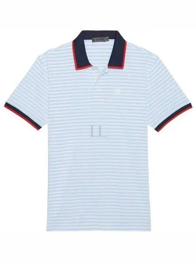 MS23K002 MS23K002 logo embroidered striped polo shirt - G/FORE - BALAAN 2