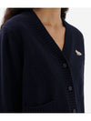 Baby Fox Patch Boxy Cardigan Black - MAISON KITSUNE - BALAAN 4