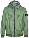 Wappen Patch Nylon Hooded  Jacket Green - STONE ISLAND - BALAAN 2