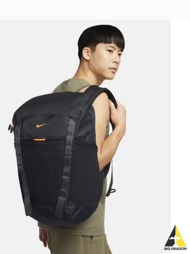 Hike Backpack 27L Black Anthracite Total Orange DJ9677 011 - NIKE - BALAAN 1