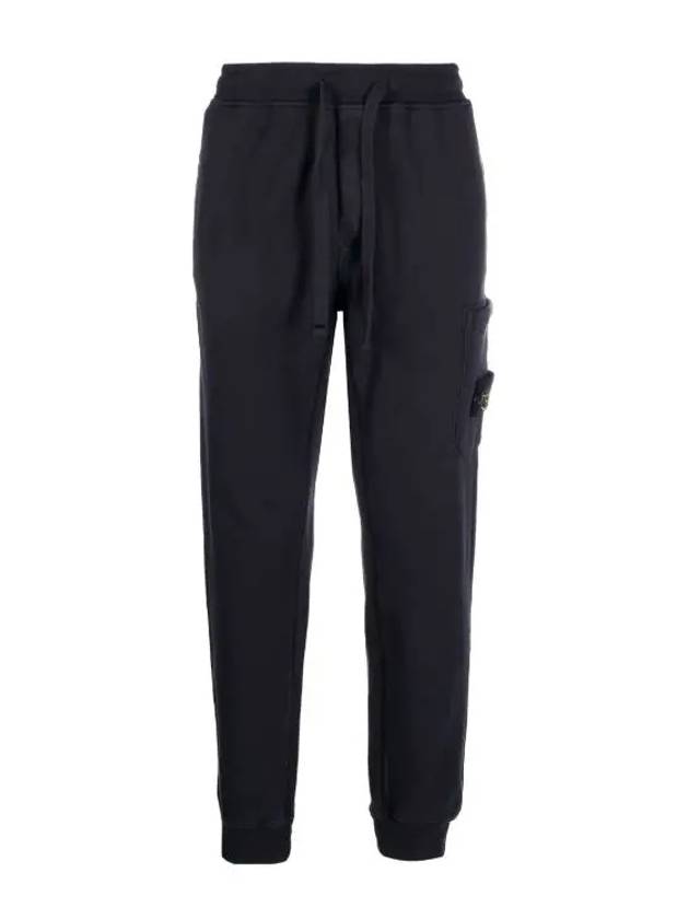 Men's Wappen Patch Jogger Pants Navy - STONE ISLAND - BALAAN 2