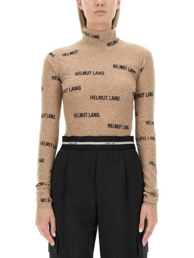 Turtleneck N06HW704 QE0 BEIGE - HELMUT LANG - BALAAN 1