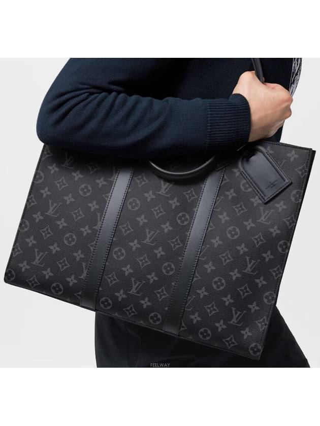 Sac Plat 24H Tote Bag Black - LOUIS VUITTON - BALAAN 6