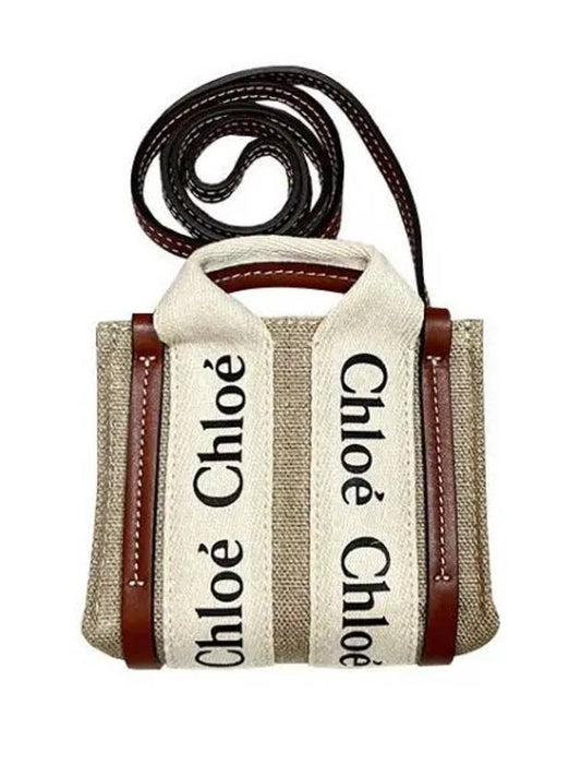 WOODY Nano Shoulder Bag Hwayi 41193110 1095679 - CHLOE - BALAAN 1