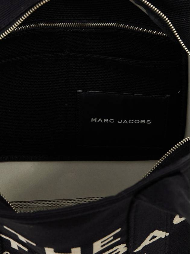 Logo Jacquard Large Tote Bag Black - MARC JACOBS - BALAAN 5