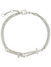 Double Cross Bracelet Silver - DSQUARED2 - BALAAN 1