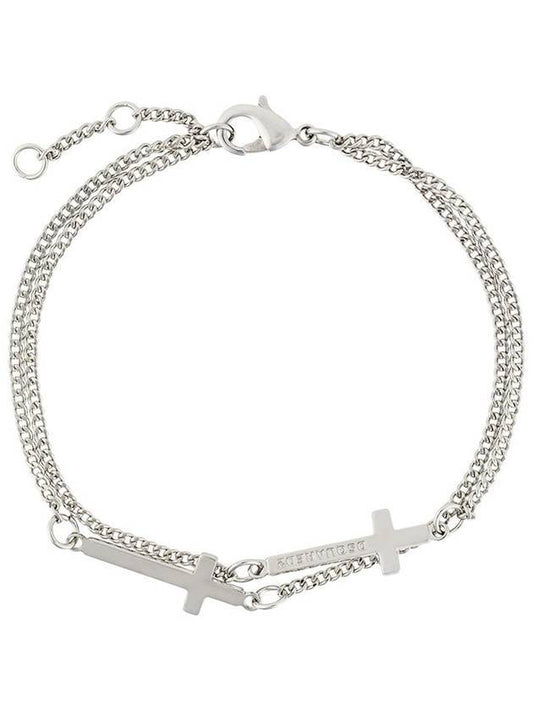 Double Cross Bracelet Silver - DSQUARED2 - BALAAN 1