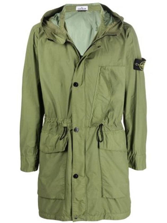 Naslan Light Watro Garment Dyed Parka Green - STONE ISLAND - BALAAN 2