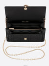 LADY Chain Pouch Black Cannage Bag - DIOR - BALAAN 3