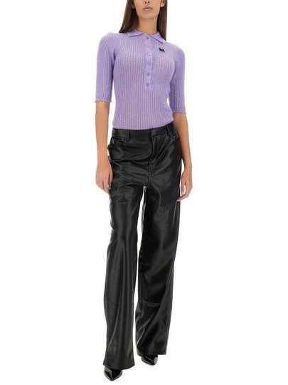 Rotate Birger Christensen Faux Leather Pants - ROTATE - BALAAN 2