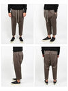 Black Drawstring Cropped Baggy Pants Brown - RICK OWENS - BALAAN.