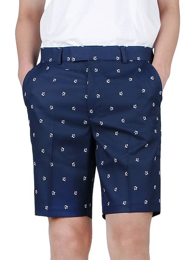 Men's Mini G Camo Technical Shorts Navy - G/FORE - BALAAN 2