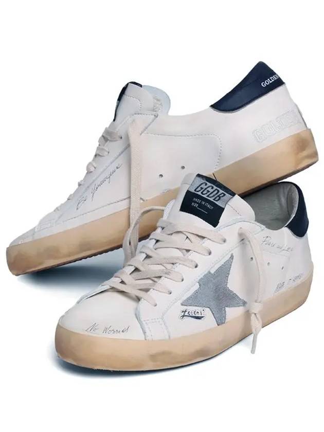 Superstar Classic Black Tab Low Top Sneakers White - GOLDEN GOOSE - BALAAN 4