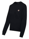 Fox Head Patch Regular Sweatshirt Black - MAISON KITSUNE - BALAAN 4