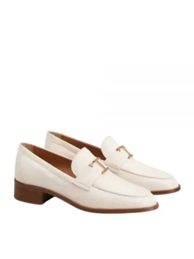 T Timeless Leather Loafer Ivory - TOD'S - BALAAN 2