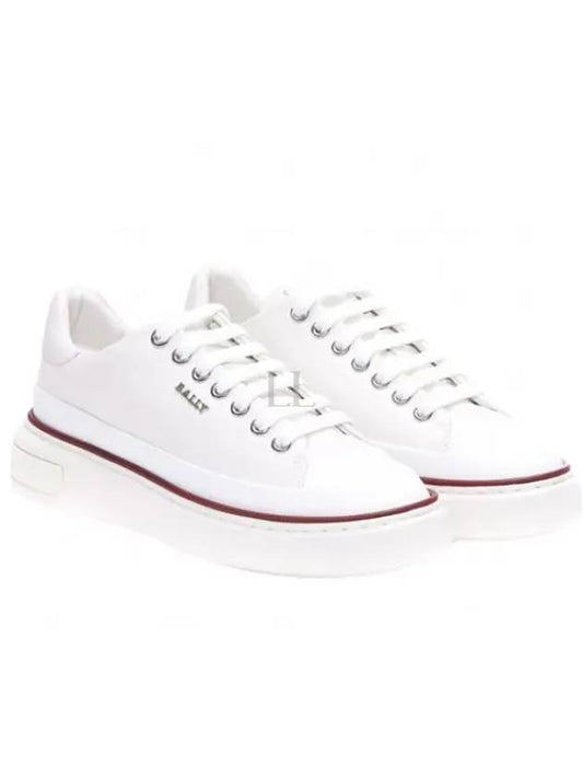 MAILY leather low-top sneakers white - BALLY - BALAAN 2