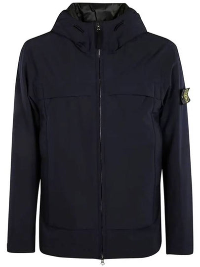 Wappen Patch Loft Soft Shell R Hooded Jacket Navy - STONE ISLAND - BALAAN 2