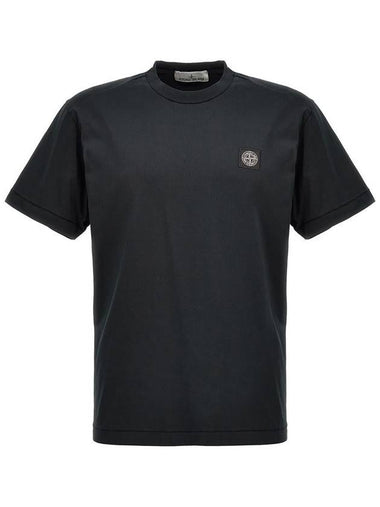 Stone Island Logo Badge T-Shirt - STONE ISLAND - BALAAN 1