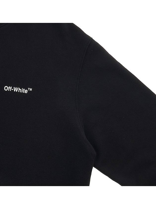 Caravaggio Slim Crew Neck Sweatshirt Black - OFF WHITE - BALAAN 6