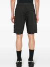 Light Stretch Cotton Bermuda Shorts Dark Grey - STONE ISLAND - BALAAN 5