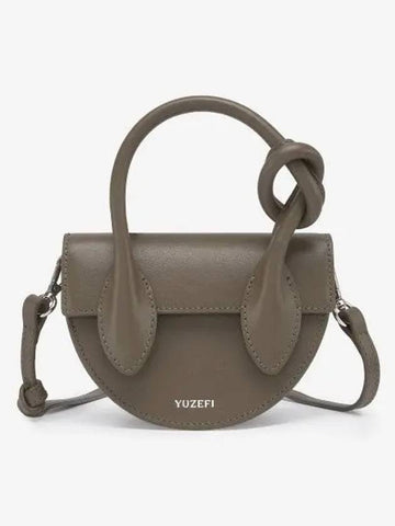 Mini Pretzel Tote Bag Truffle YUZCOHBMPRZ36 - YUZEFI - BALAAN 1