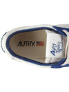 Suede Leather Low Top Sneakers Navy - AUTRY - BALAAN 9