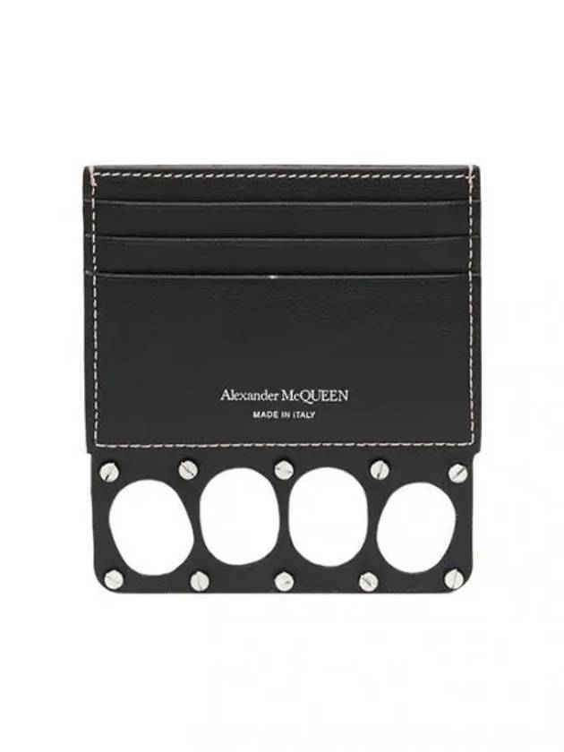 The Grip Card Wallet Black - ALEXANDER MCQUEEN - BALAAN 2