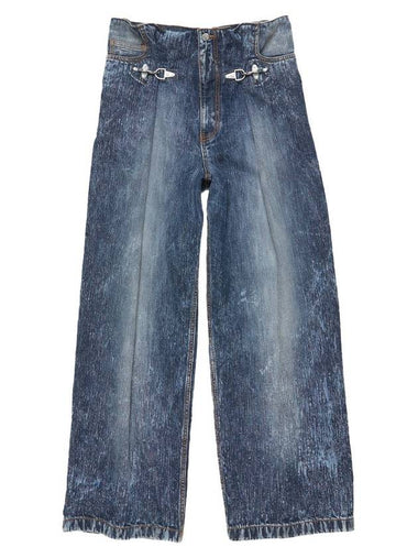 blue buckle denim pants - ACNE STUDIOS - BALAAN 1