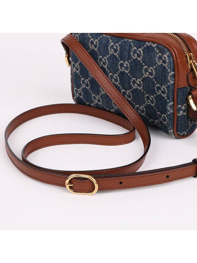 GG Ophidia denim mini cross bag 517350 - GUCCI - BALAAN 6