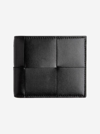 Intrecciato Cassette Half Wallet Black - BOTTEGA VENETA - BALAAN 2