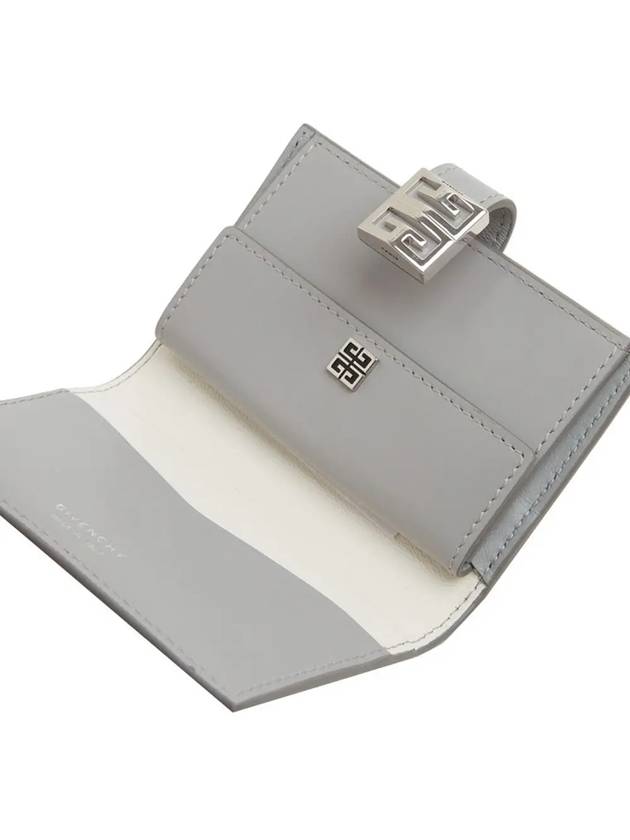 4G Strap Card Wallet Grey - GIVENCHY - BALAAN 5