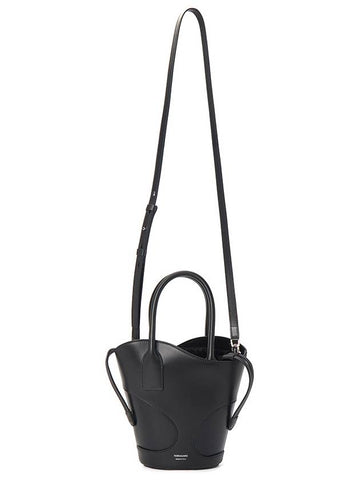 Women's Cut-Out Tote Bag Black - SALVATORE FERRAGAMO - BALAAN 7