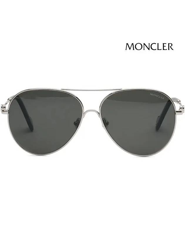 Eyewear Aviator Metal Sunglasses Palladium - MONCLER - BALAAN 4